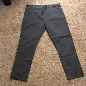 Vuori Gray Chinos Versatile Cotton Blend